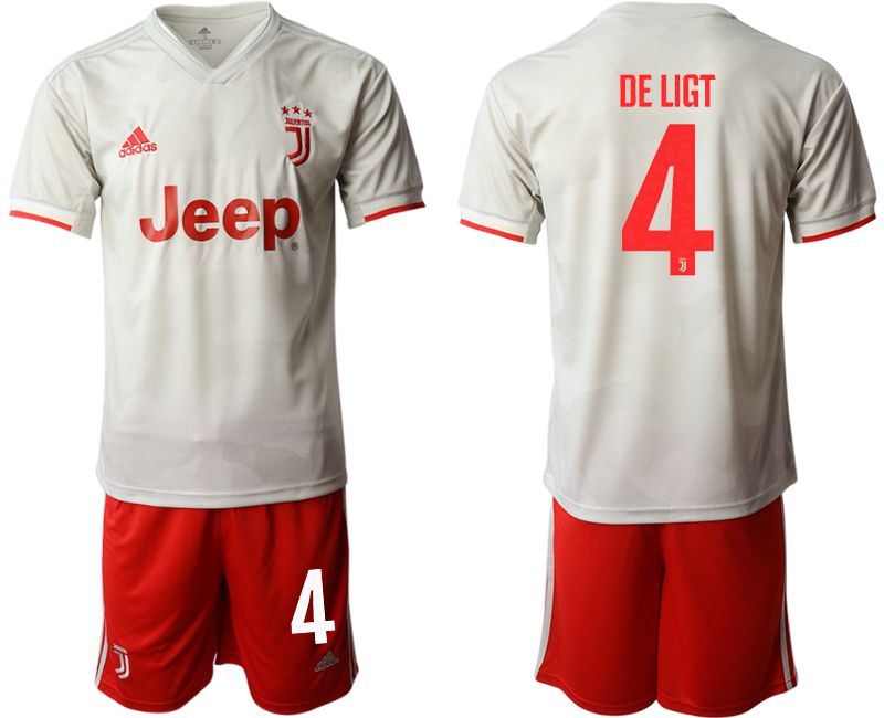 Men 2019-2020 club Juventus FC hoaway #4 white Soccer Jerseys->->Soccer Club Jersey